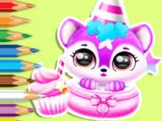 Joc Llibre per pintar: aniversari de Baby Fluff  en línia