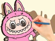 Joc Llibre per pintar: Labubu  en línia