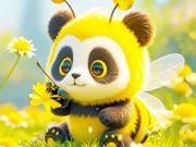 Joc Jigsaw Puzzle: Panda Bee en línia