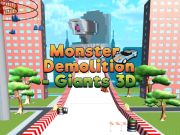 Joc Gegants de demolició monstre 3D  en línia