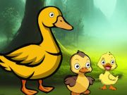 Joc Duck Family Reach Pond en línia