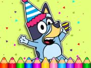 Joc Llibre per pintar: Bluey's Birthday  en línia