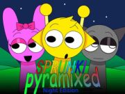 Joc Sprunki Pyramixed: Night Edition en línia