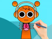 Joc Llibre per pintar: Sprunki Horror Oren  en línia