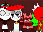 Joc Plantes Vs. Sprunki Red  en línia