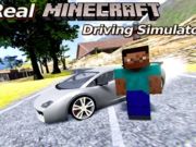 Joc Simulador de conducció de Minecraft real  en línia