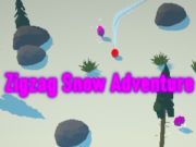 Joc Aventura de neu en zig -zag  en línia