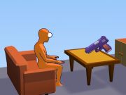 Joc Ragdoll Gun Shooter: Cannon Spinner Playground  en línia