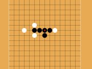 Joc Gomoku cinc pedres seguides  en línia