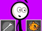 Joc Stickman escollint accions  en línia