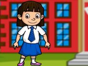 Joc Rescatar la petita de l'escola  en línia