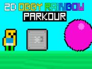 Joc 2d Obby Rainbow Parkour  en línia
