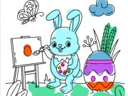 Joc Llibre de pintar de conill de Pasqua  en línia