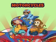 Joc Dibuixos per pintar motocicletes  en línia