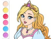 Joc Llibre per pintar: Dress de Princesa Prom  en línia