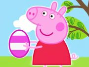 Joc Trencaclosques de trencaclosques: ous de Pasqua Peppa Pig  en línia