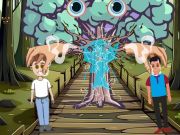Joc Estalvieu amics de l’arbre místic en línia