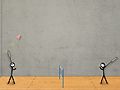 Joc Figura Stick Badminton  en línia