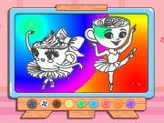 Joc Llibre per pintar: Ballerina Cappuccin en línia
