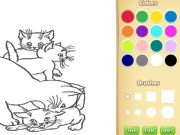 Joc Llibre per pintar per a gats per a nens en línia