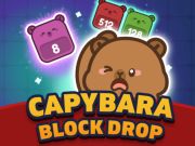 Joc Gota de bloc Capybara en línia