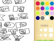 Joc Llibre de pintar animals alfabet per a nens en línia