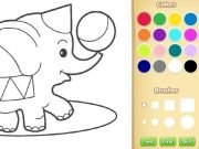 Joc Llibre de pintar animals senzill per a nens en línia