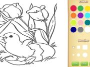 Joc Llibre de pintar de flors per a nens en línia