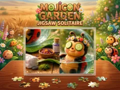 Joc Mojicon Garden Jigsaw Solitaire! en línia