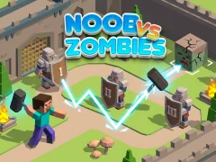 Joc Noob vs Zombies en línia