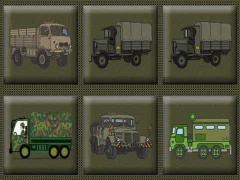 Joc Army Trucks Memory en línia