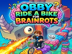 Joc Obby Ride a Bike For Brainrots en línia