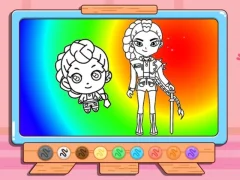 Joc Coloring Book: Kpop Rumi en línia