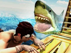 Joc Raft Angry Shark Hunting en línia