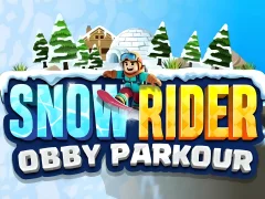 Joc Snow Rider Obby Parkour en línia