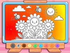 Joc Coloring Book: Happy Flower en línia