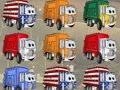 Joc Garbage Trucks Matching en línia