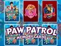 Joc Paw Patrol Memory Cards en línia