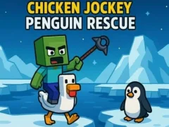 Joc Chicken Jockey: Penguin Rescue en línia