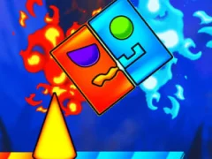 Joc Fire And Water Geometry Dash en línia