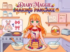Joc Diary Maggie Making Pancake en línia