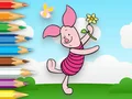 Joc Coloring Book: Piglet Holds Toy Windmill en línia
