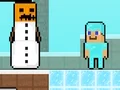 Joc Noob vs Pro Snowman en línia