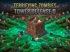 Joc Terrifying Zombies Tower Defense II en línia