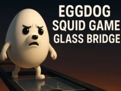 Joc Eggdog Squid Game Glass Bridge en línia