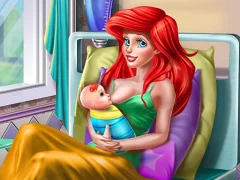 Joc Princess Mermaid Mommy Birth en línia
