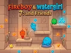 Joc Fireboy & Watergirl 7: and Friends en línia