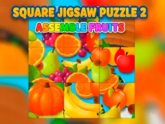 Joc Square jigsaw Puzzle 2 - Assemble Fruits en línia