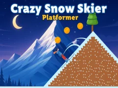 Joc Crazy Snow Skier: Platformer en línia