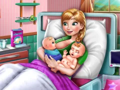 Joc Ice Princess Twins Birth en línia